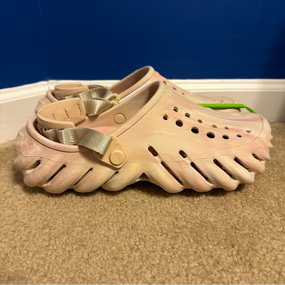 Crocs Echo Marble Clogs Quartz Shoes Size 8M/10W 208454-6WS Unisex